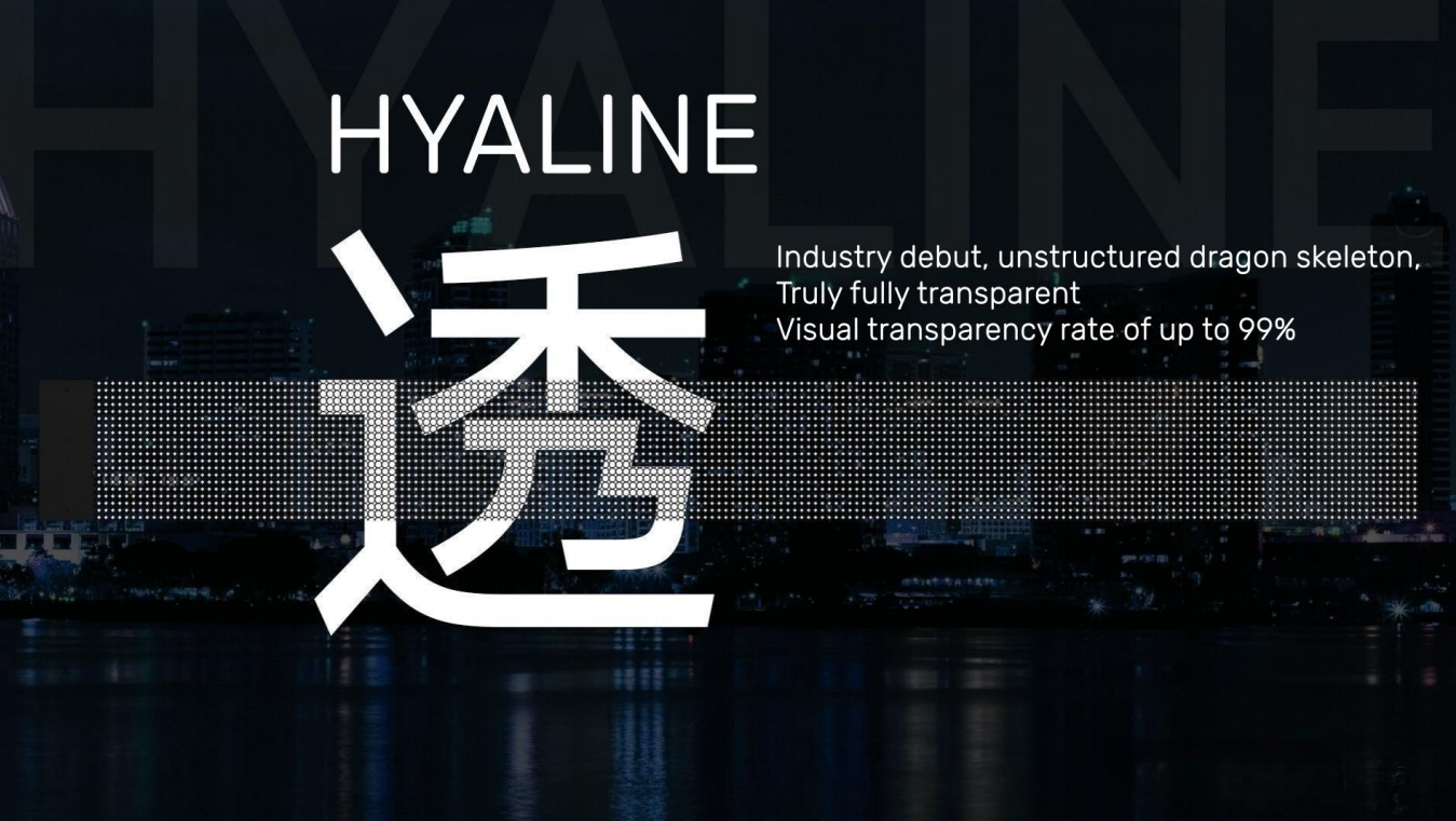 LED holographic film screen