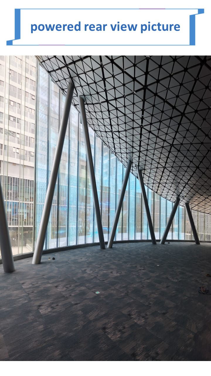 LED film screen Powered rear view